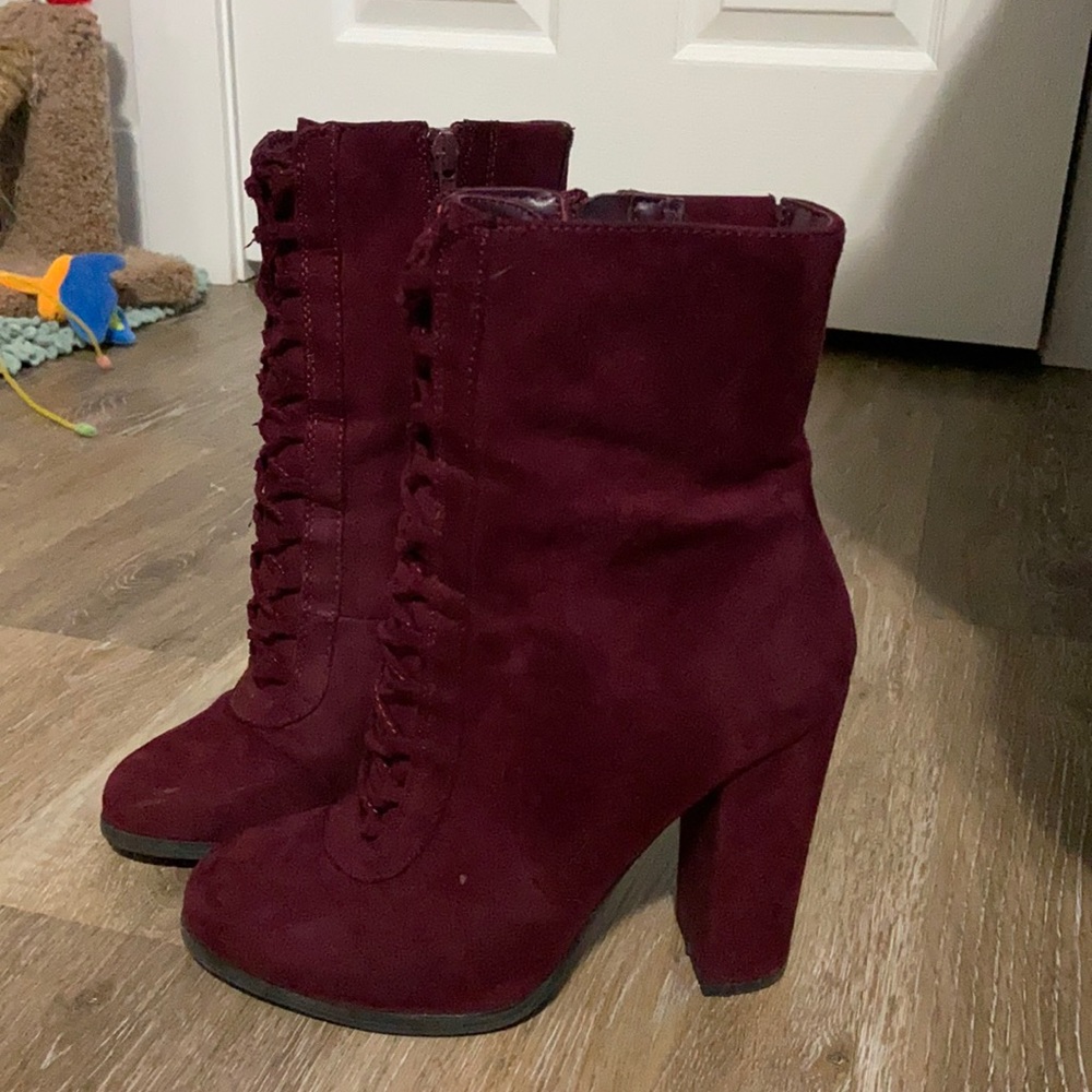 High Heeled Ankle Boots